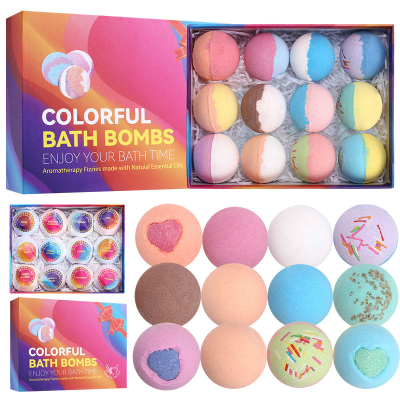 Flower Petal Bath Salt Bubble Bath Ball - King Wish