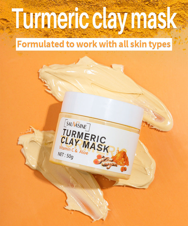 Turmeric Clay Mask Hydrating Moisturizing - King Wish