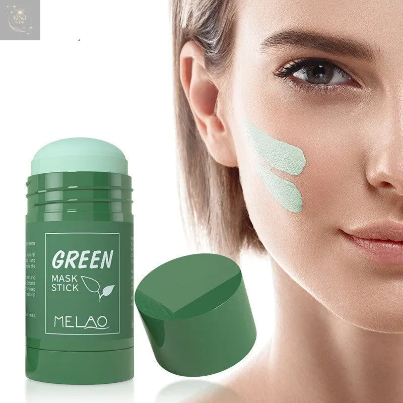 Green Tea Solid Clay Mask Stick – 40g - King Wish