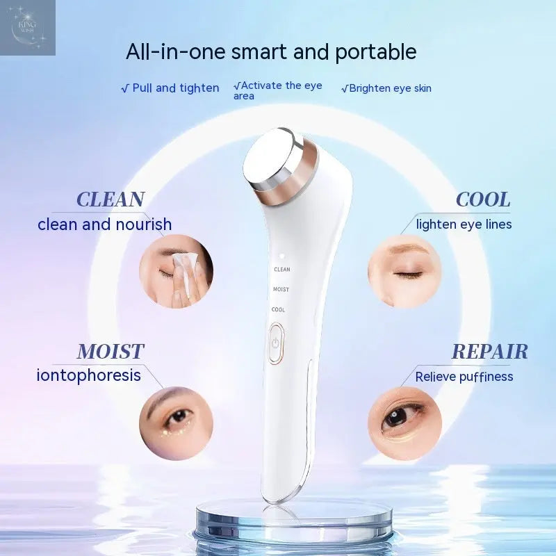 Heating & Vibration Eye Massager with Ice Compress - King Wish