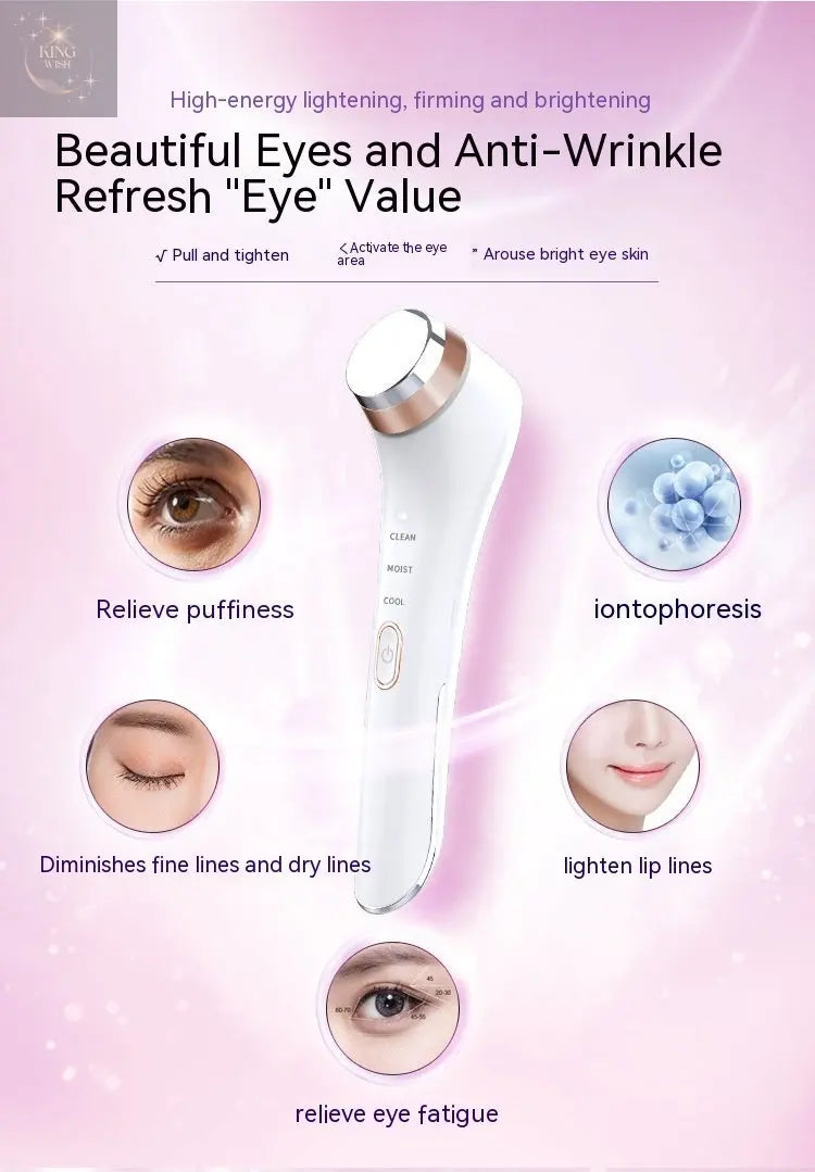 Heating & Vibration Eye Massager with Ice Compress - King Wish