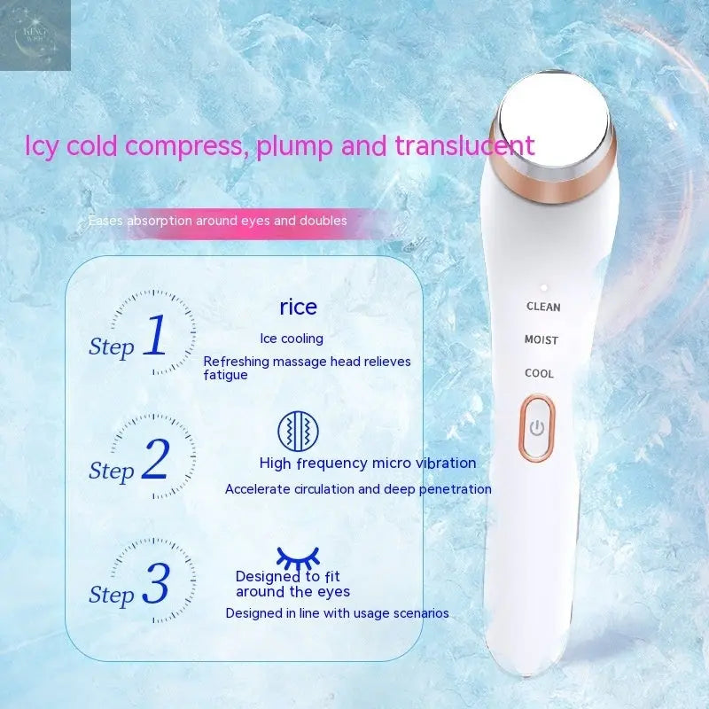 Heating & Vibration Eye Massager with Ice Compress - King Wish