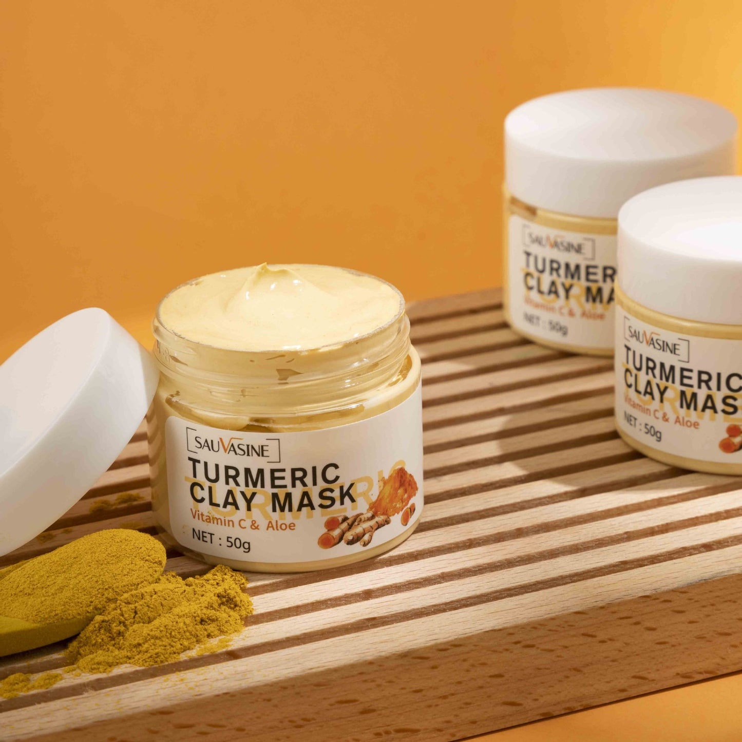 Turmeric Clay Mask Hydrating Moisturizing - King Wish
