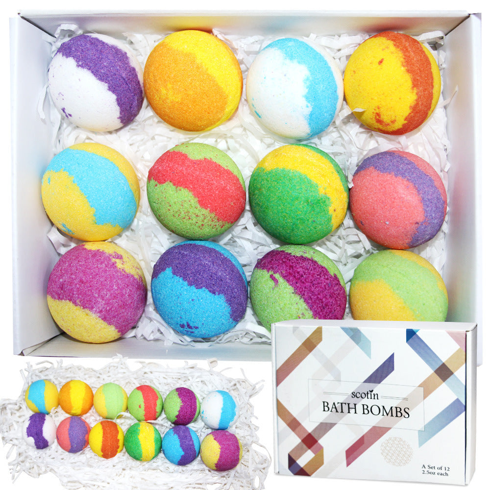 Flower Petal Bath Salt Bubble Bath Ball - King Wish