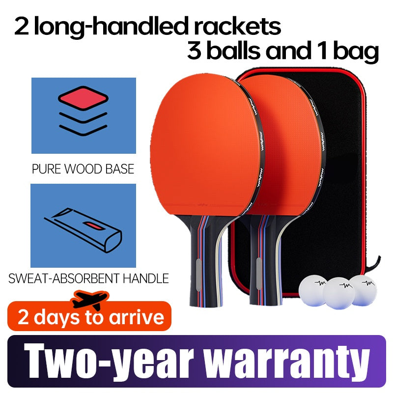 Table Tennis Racket Set - King Wish