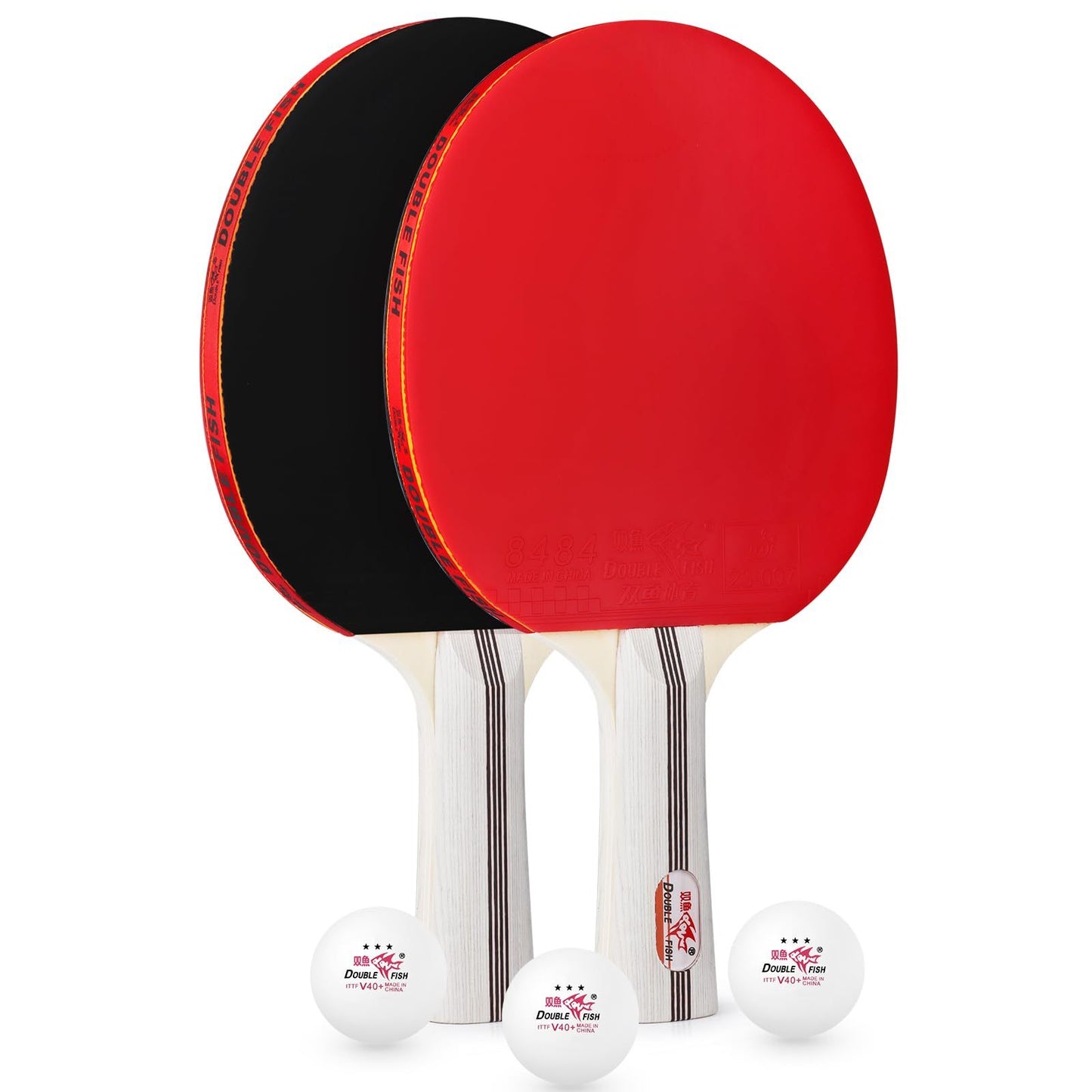 Table Tennis Racket Set - King Wish